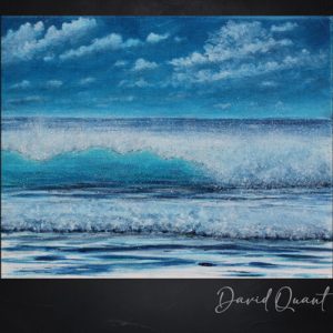 "Méditerranée" : painting acrylique Côte bleue vers Marseille toile painting marine