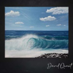 Marinegemälde „Windsee“ – Original Acryl auf Leinwand David Quant